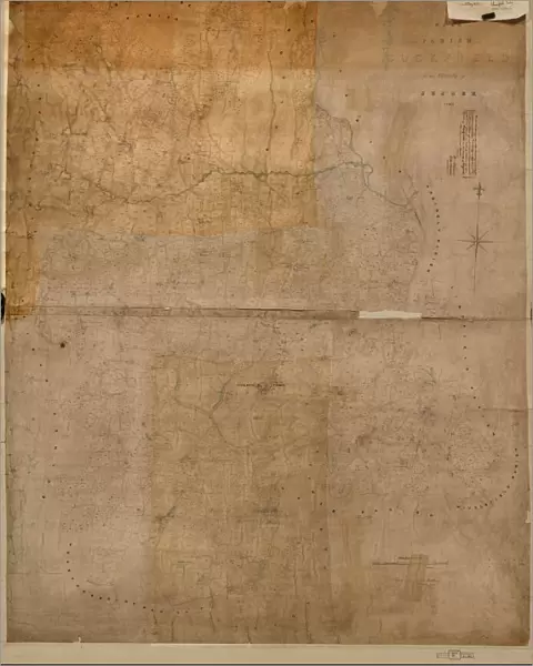 Cuckfield tithe map, 1845