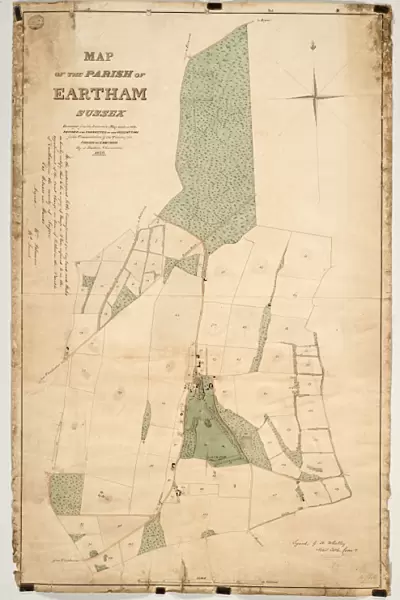Eartham tithe map, 1840