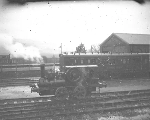 Aveling & Porter steam geared locomotive on the Amberley Quarry Railway 1940