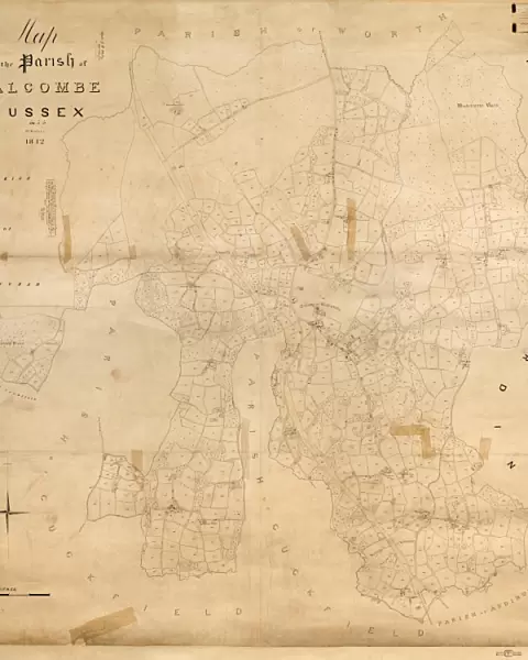 Balcombe Tithe Map, 1842