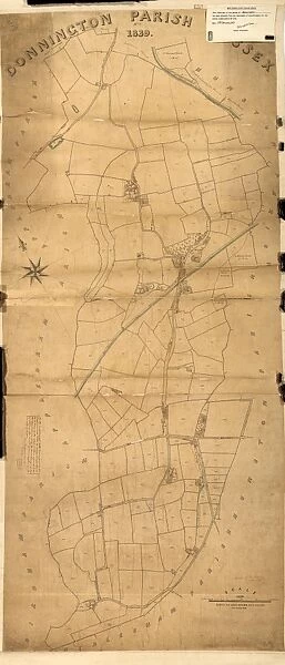 Donnington tithe map, 1839