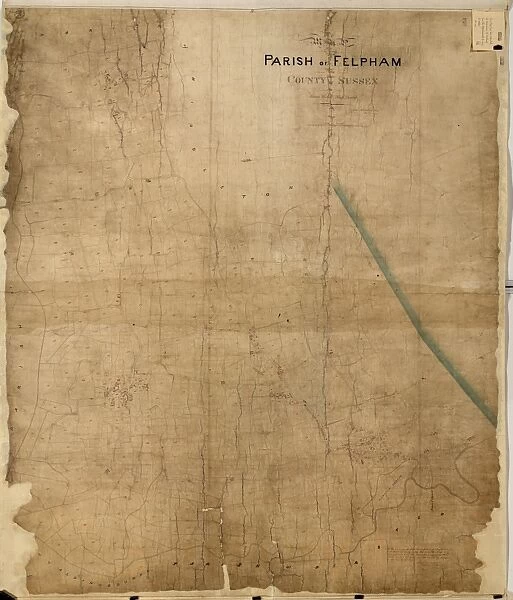 Felpham tithe map, c. 1844