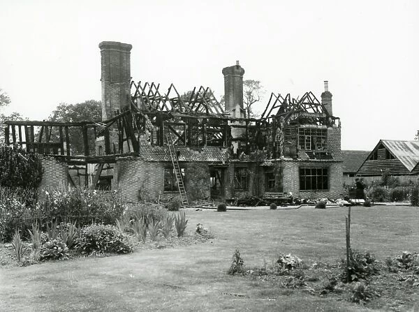 Fire at Loxwood Place - 29 June 1948