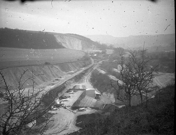 Grey Pit of the Amberely Quarry Railway 1940