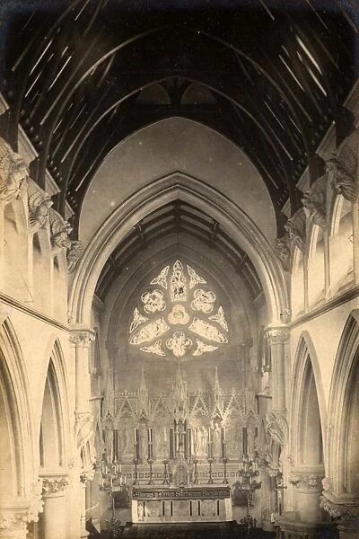 Interior of St Mary Magdalene, Brighton, 17 August 1889