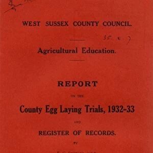 West Sussex Record Office Framed Print Collection: West Sussex County Council