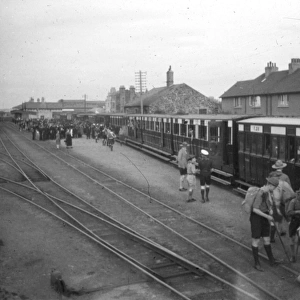Departing at Ramsey - Isle of Man Railway c. 1947