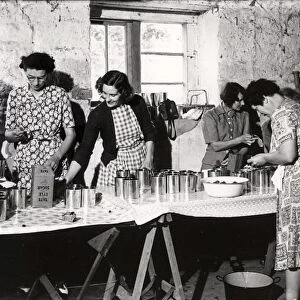 Fittleworth Womens Institute canning tomatoes at Mill House