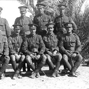 RSR 16th Battalion, Sussex Yeomanry, C Company Sergeant and B Company CSMs