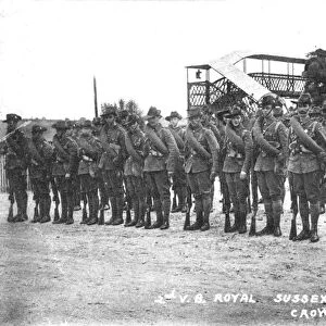 RSR 16th Battalion, Sussex Yeomanry, Crowborough parade, 1906
