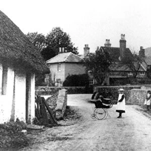 Scene in Singleton village street, date unknown