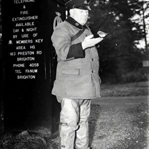 a Scout with Robin - January 1939