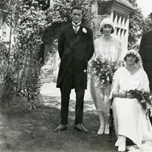 Wedding group at Southwater, Sussex. 1924
