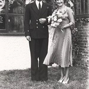 Wedding at Kirdford, Sussex. September 1949