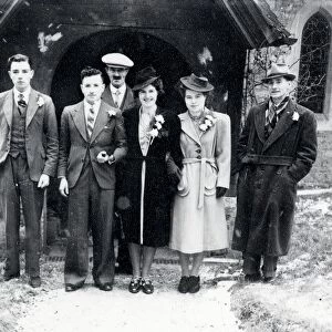 A winter wedding - about 1941