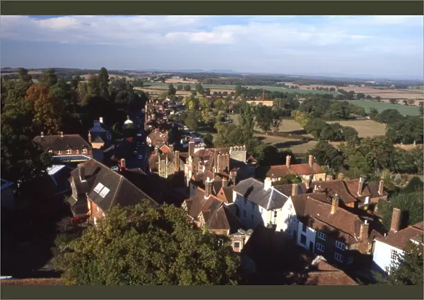 View from the church tower, Petworth