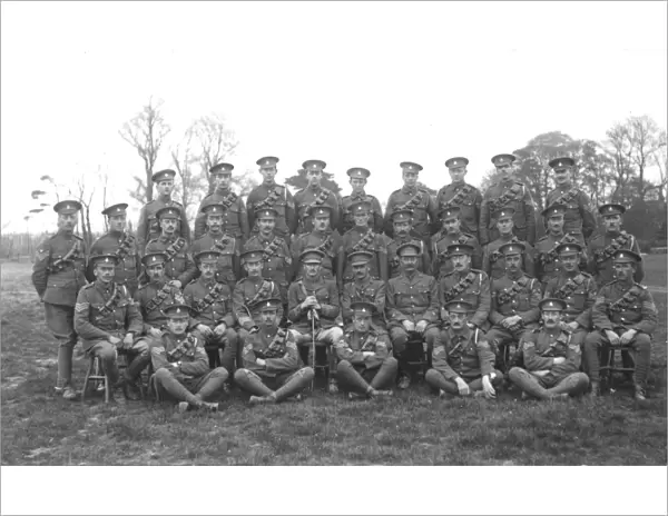 RSR 16th Battalion, Sussex Yeomanry, group photograph