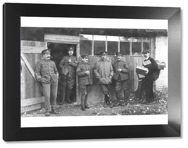 RSR 16th Battalion, Sussex Yeomanry, Sergeants outside Orderly Room