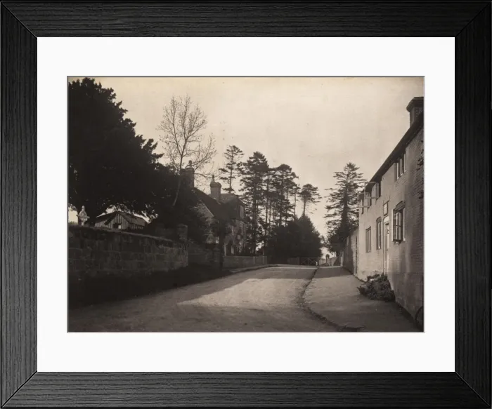 Framed Print : Brightling: street view, 1908 Framed Print : Brightling: street view, 1908