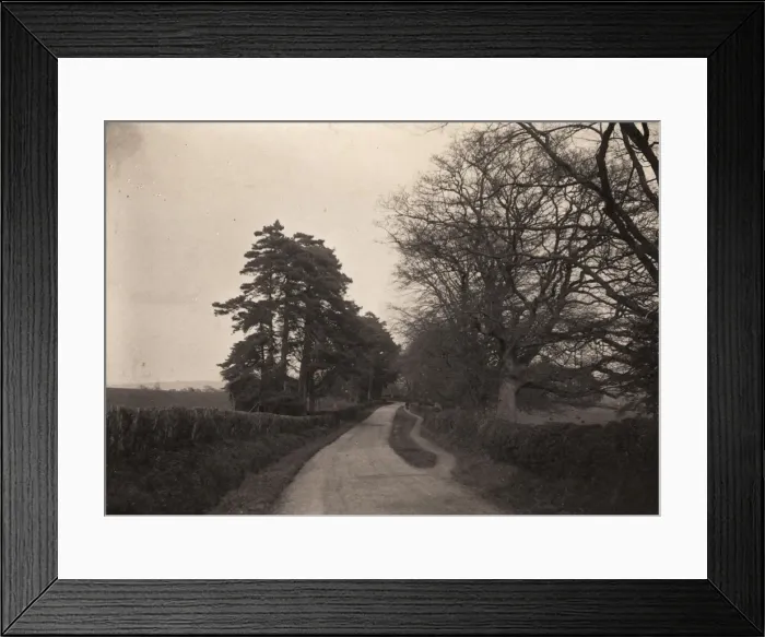 Framed Print : Brightling: Robertsbridge road, 1908 Framed Print : Brightling: Robertsbridge road, 1908