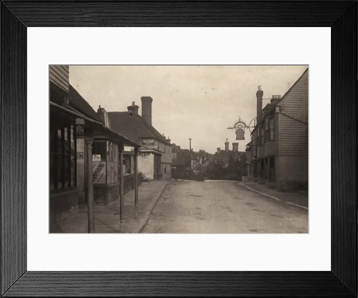 Framed Print : Wadhurst village street, 1907 Framed Print : Wadhurst village street, 1907
