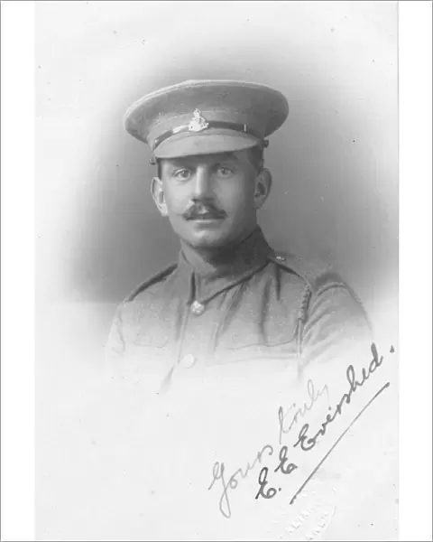 RSR 16th Battalion, Sussex Yeomanry, E. E. Evershed portrait