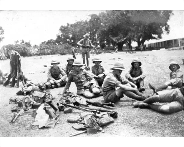 RSR 2  /  6th Battalion, A rest, India 1916