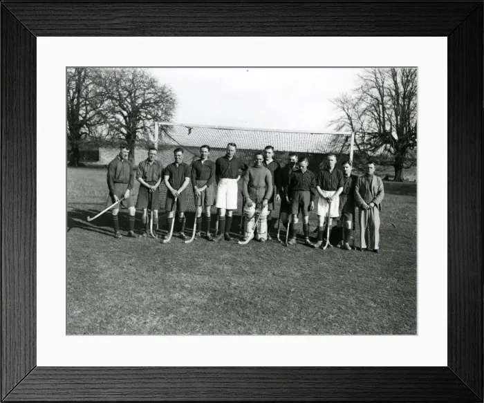 Framed Print : Royal Sussex Regiment Hockey Team, March 1938 Framed Print : Royal Sussex Regiment Hockey Team, March 1938