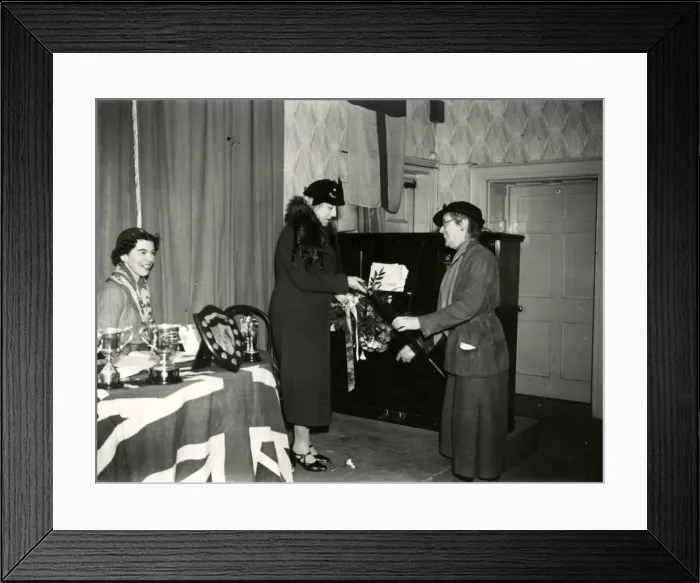 Framed Print : Presentation at Petworth Womens Unionists Meeting, March 1938 Framed Print : Presentation at Petworth Womens Unionists Meeting, March 1938