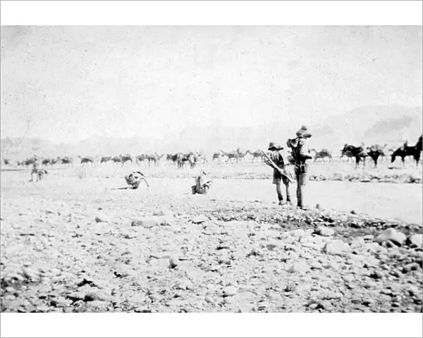 RSR 2  /  6th Battalion, A drink in Waziristan, North-West Frontier 1917