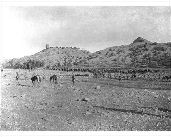 RSR 2  /  6th Battalion, Mahsud look-out tower near Ispana Raghza, 1917