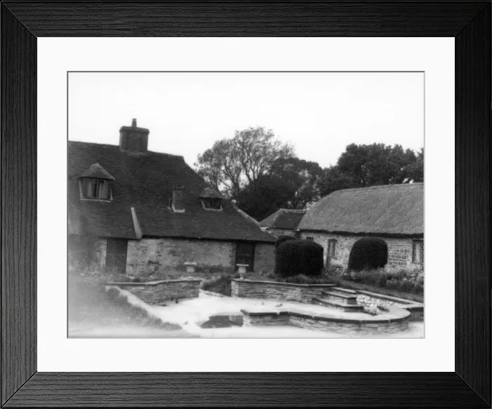 Framed Print : The White House, Amberley, garden view, May 1928 Framed Print : The White House, Amberley, garden view, May 1928