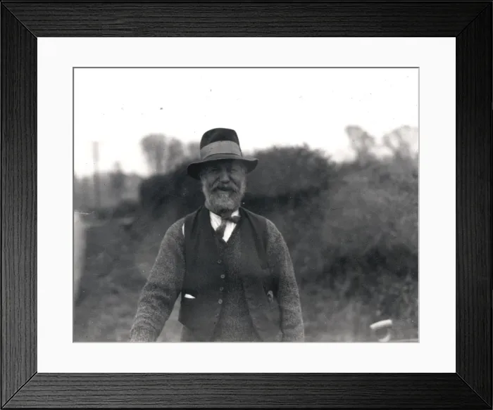 Framed Print : Elderly, bearded gentleman from Fittleworth, March 1934 Framed Print : Elderly, bearded gentleman from Fittleworth, March 1934