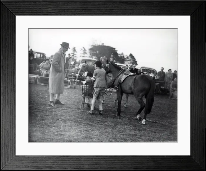 Framed Print : Petworth Hospital Gymkhana, April 1938 Framed Print : Petworth Hospital Gymkhana, April 1938