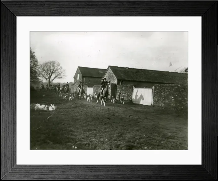 Framed Print : Cowdray Meet at Waltham Park, December 1934 Framed Print : Cowdray Meet at Waltham Park, December 1934