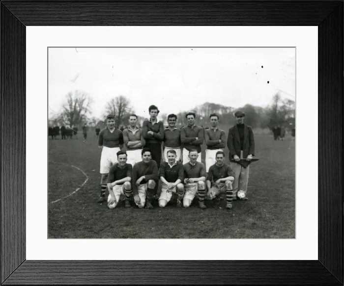 Framed Print : Arundel Football Team, February 1935 Framed Print : Arundel Football Team, February 1935