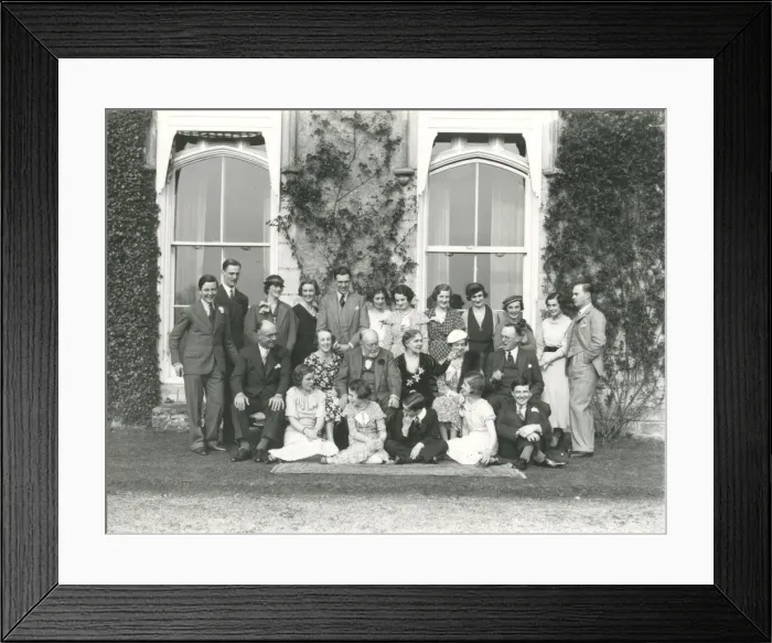 Framed Print : Mr and Mrs J. P. Hornungs Golden Wedding, April 1934 Framed Print : Mr and Mrs J. P. Hornungs Golden Wedding, April 1934