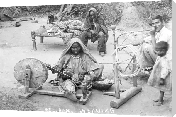 RSR 2  /  6th Battalion, Beliram. Weaving 1918