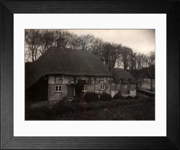 Framed Print : Cottage in South Harting, 1909 Framed Print : Cottage in South Harting, 1909