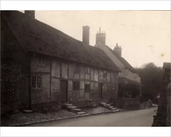 Cottages in South Harting, 1909