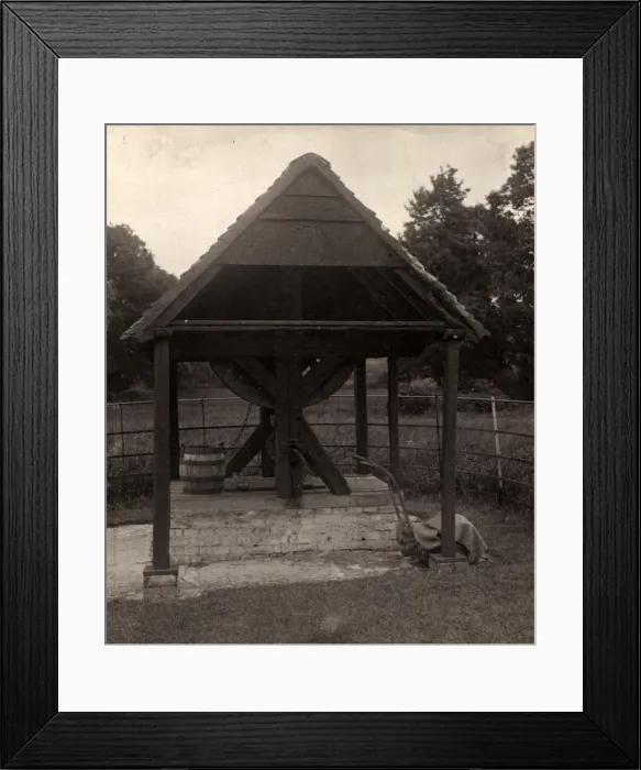 Framed Print : Well at Kirdford, 1907 Framed Print : Well at Kirdford, 1907