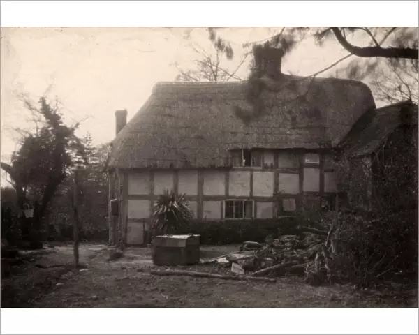 Back view of house in Nutbourne, 1909
