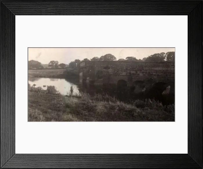 Framed Print : Bridge in Greatham, 1908 Framed Print : Bridge in Greatham, 1908