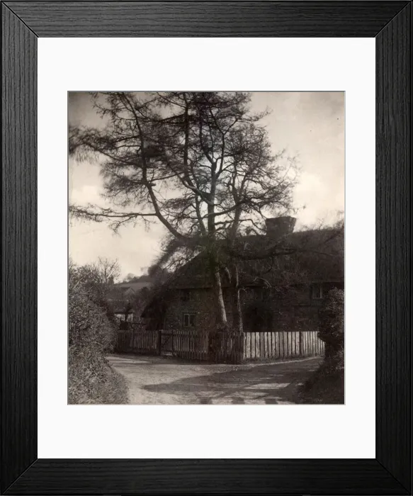 Framed Print : Old cottage at Charlton, 1909 Framed Print : Old cottage at Charlton, 1909