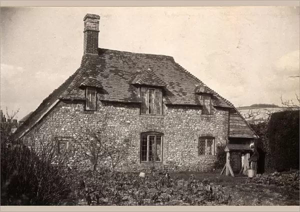 Old cottage in Charlton, 1909