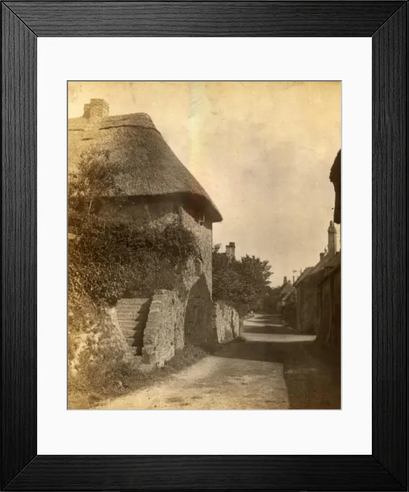 Framed Print : Street in Amberley, 1908 Framed Print : Street in Amberley, 1908