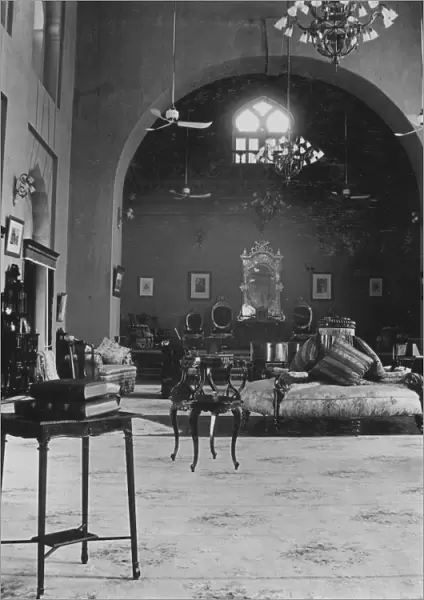 RSR 2  /  6th Battalion, The Throne Room, Chamba Palace, 1918