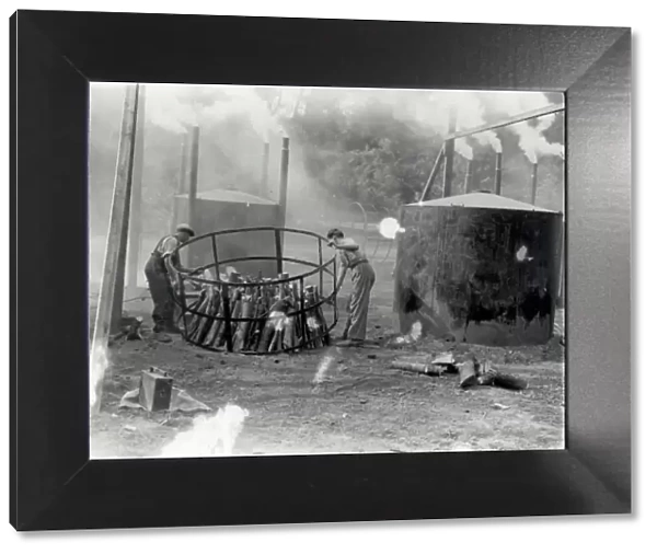 Charcoal Producers at Graffham - about October 1938