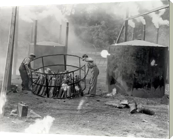 Charcoal Producers at Graffham - about October 1938