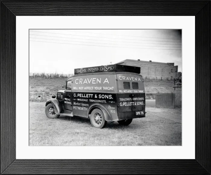 Framed Print : Pelletts Van - October 1938 Framed Print : Pelletts Van - October 1938